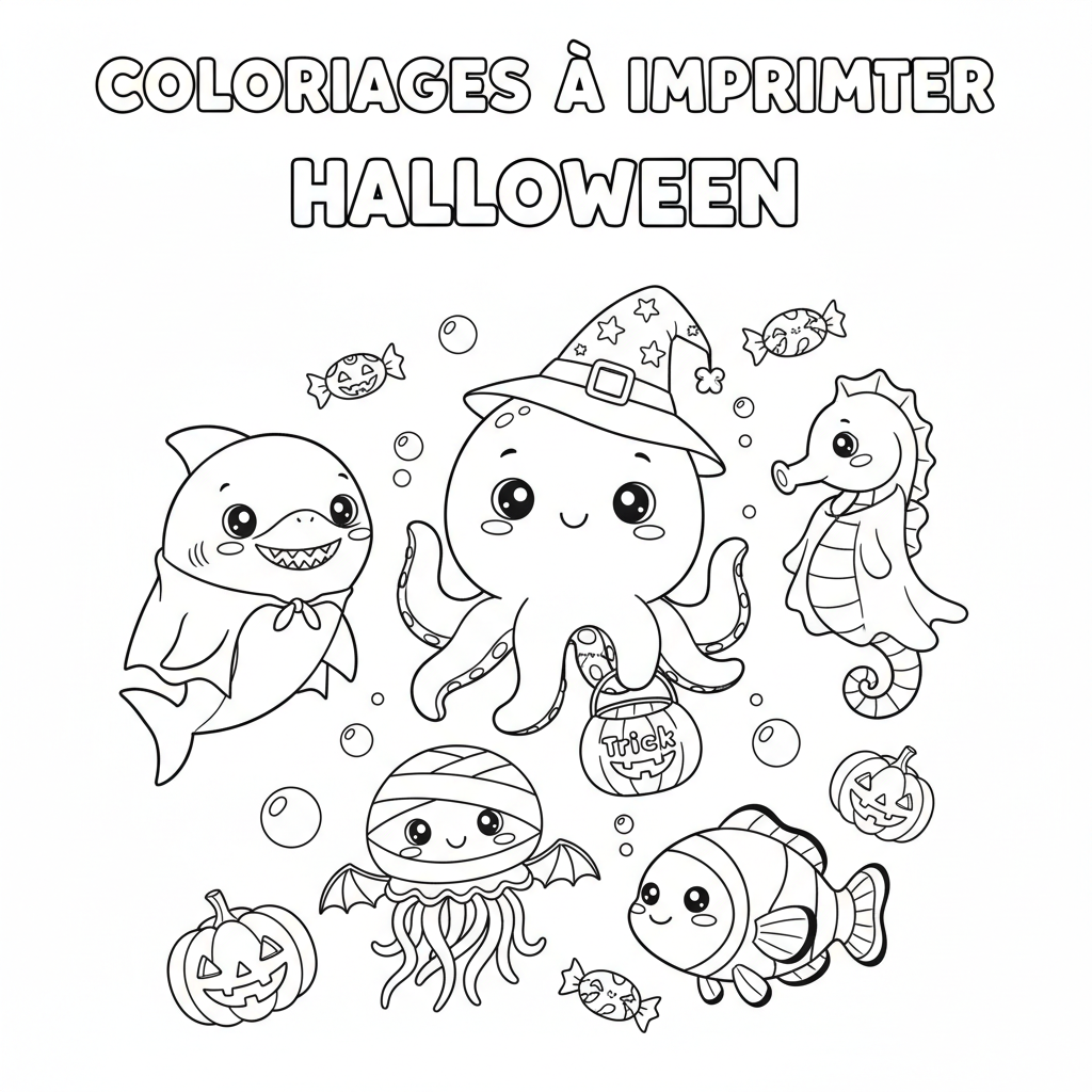Coloriage coloriages a imprimer halloween 4