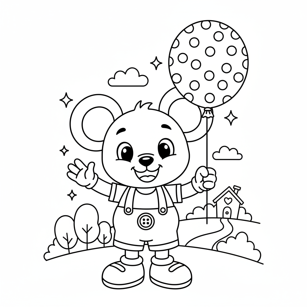 Coloriages À Imprimer Mickey à Colorier pour Enfants