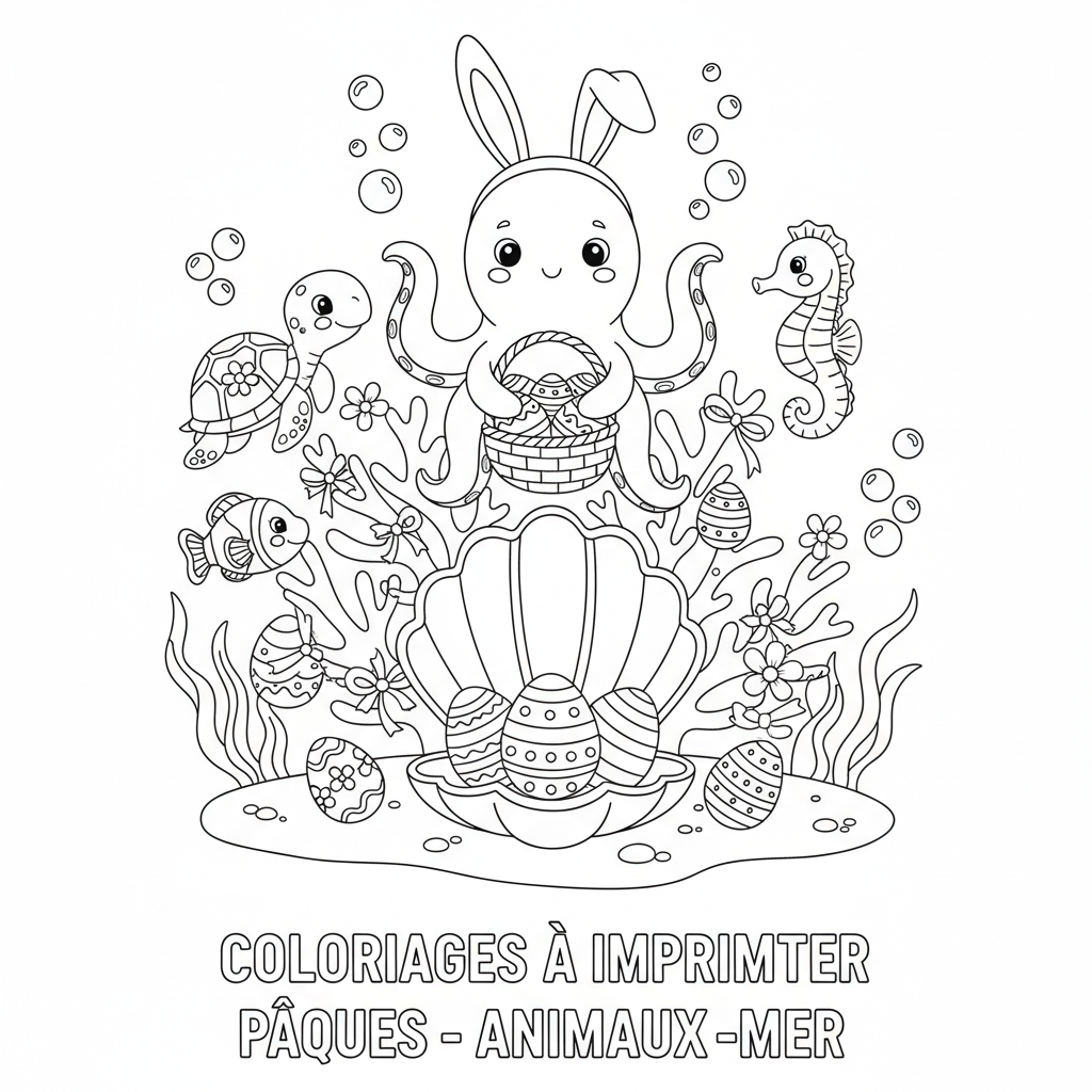 Coloriage coloriages a imprimer paques 2