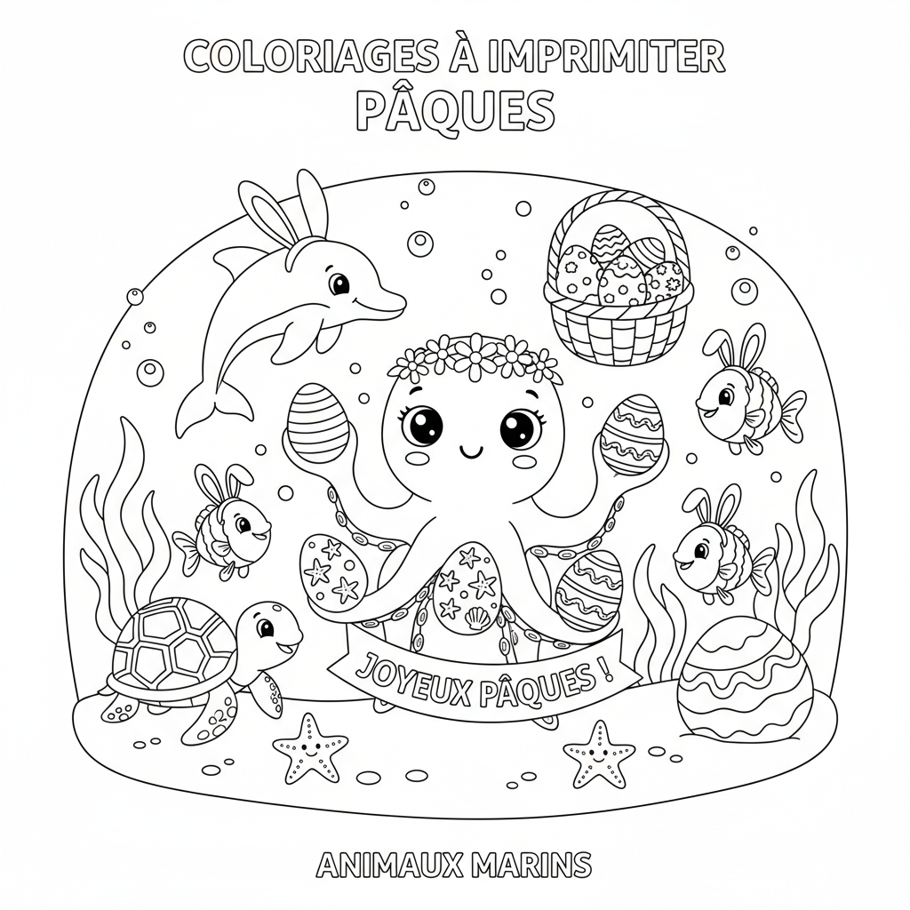 Coloriage coloriages a imprimer paques 3