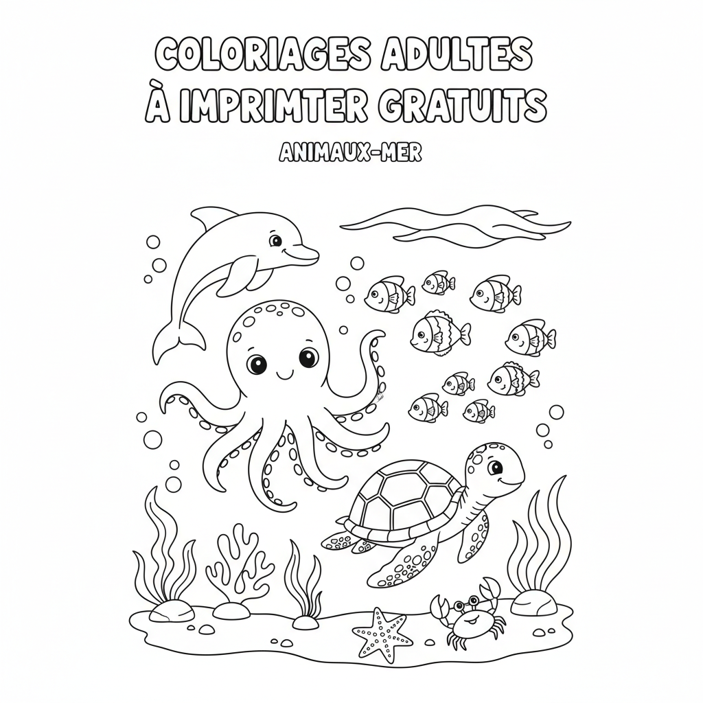 Coloriage coloriages adultes à imprimer gratuits 3