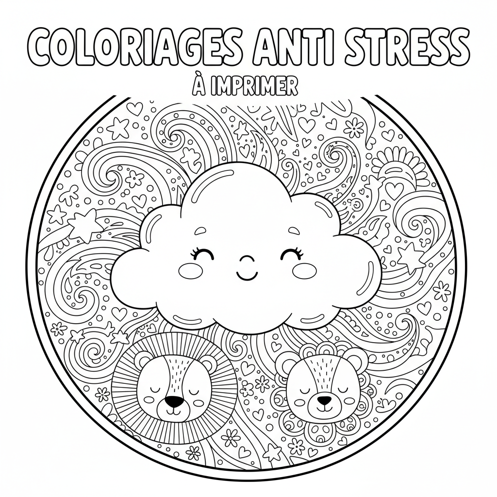 Coloriage coloriages anti stress à imprimer