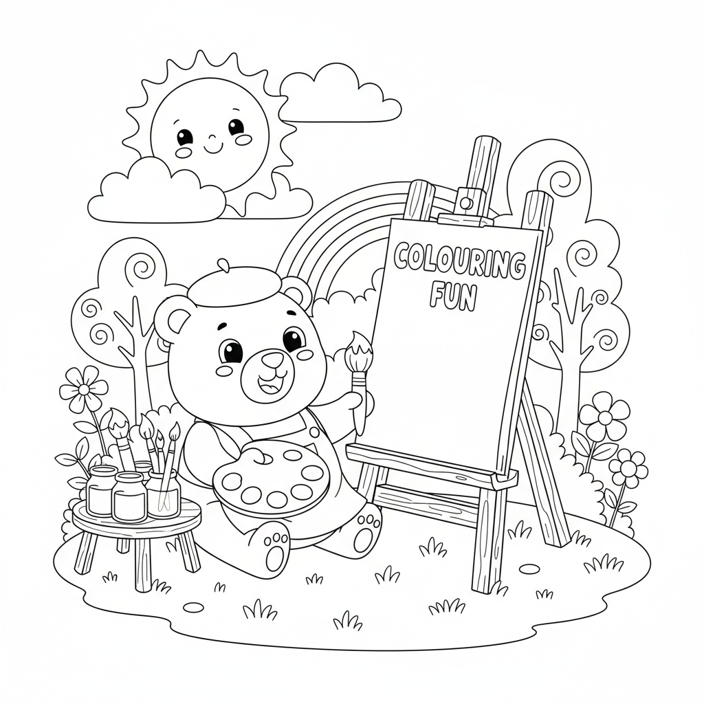 Coloriage Coloriages Aquarelle Gratuit à Imprimer