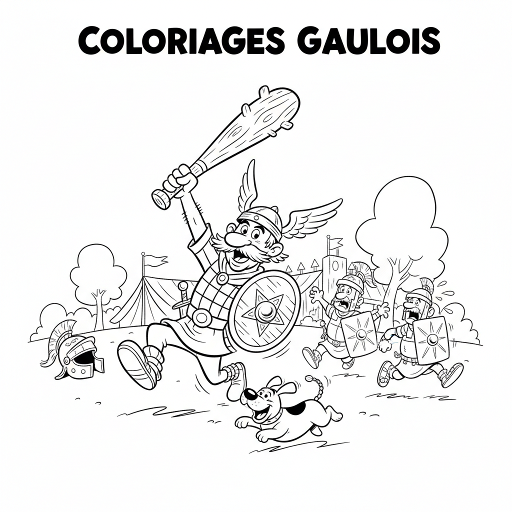 Coloriage coloriages asterix 5