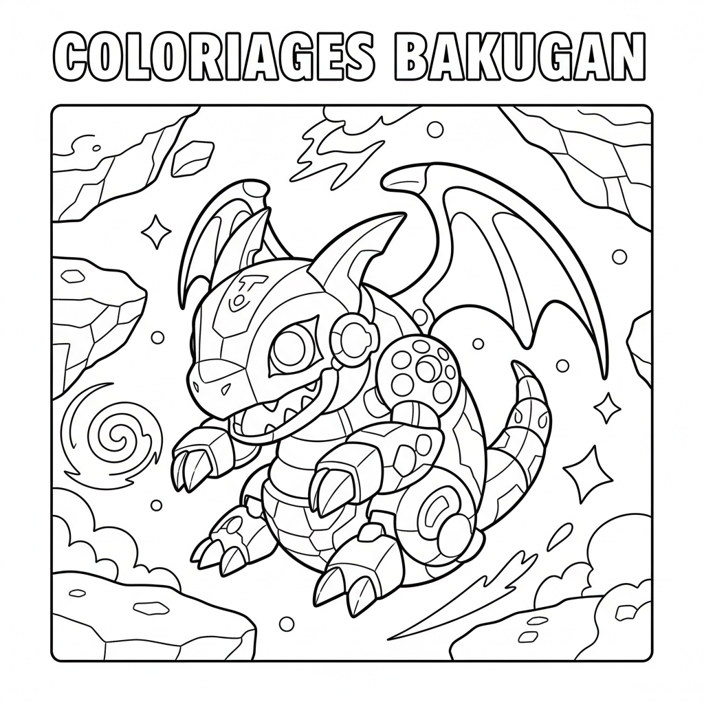 Coloriage coloriages bakugan 2
