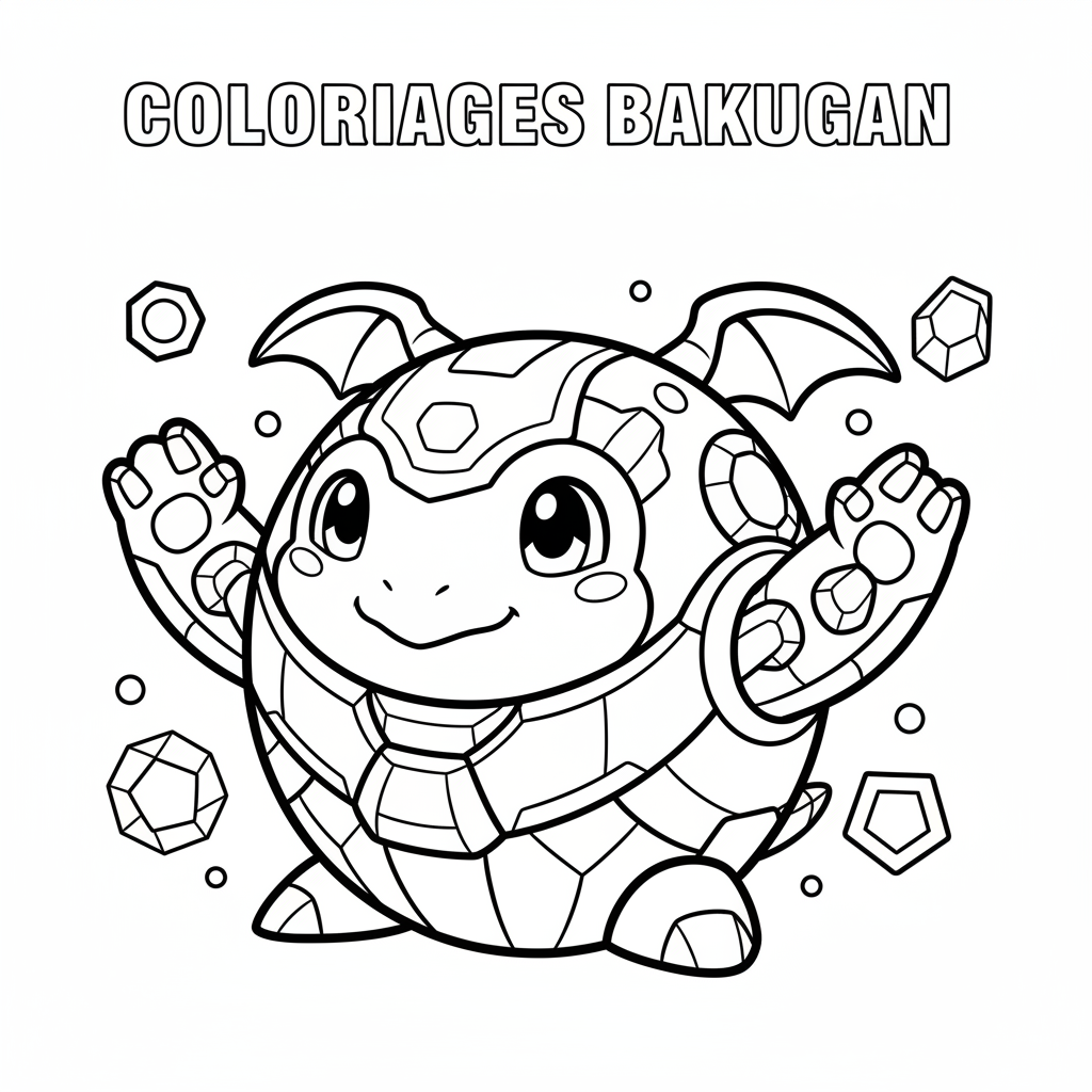Coloriage coloriages bakugan 4