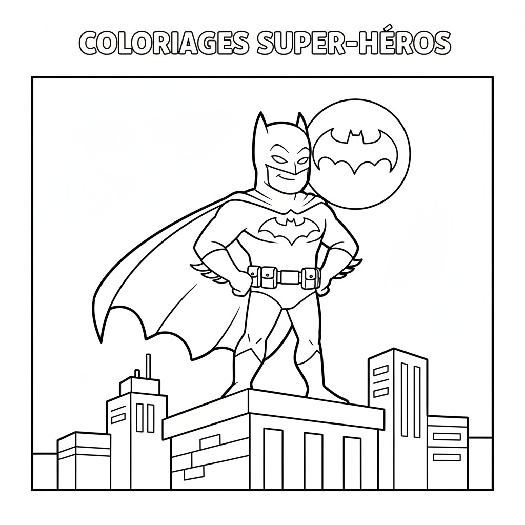Coloriage coloriages batman 2