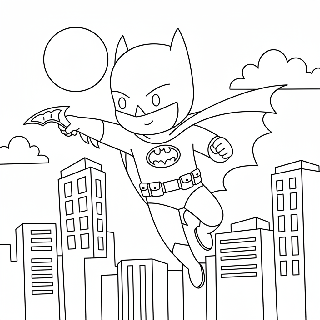 Coloriage coloriages batman 5