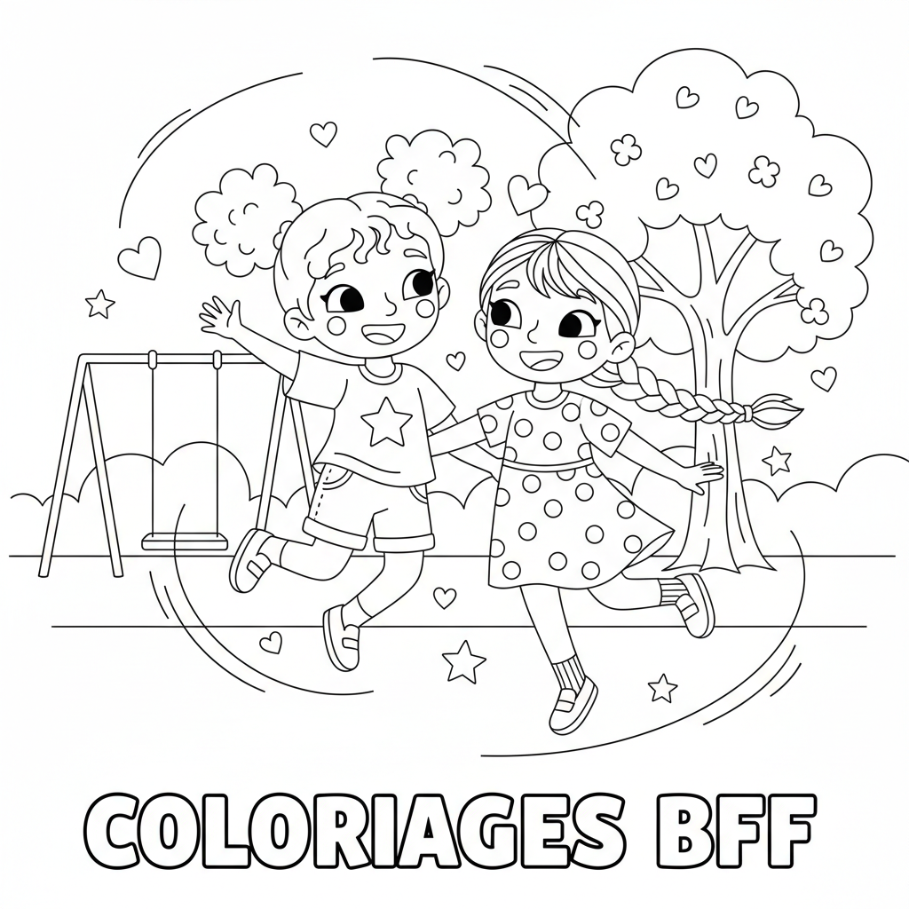 Coloriage coloriages bff 5