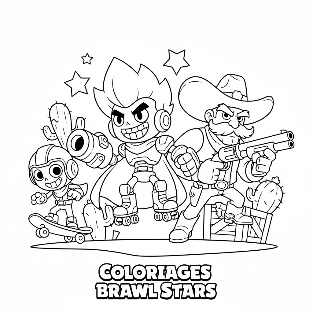 Coloriage coloriages brawl stars 2
