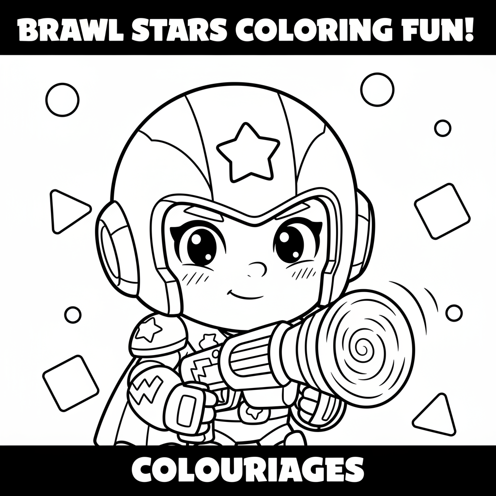 Coloriage coloriages brawl stars 4