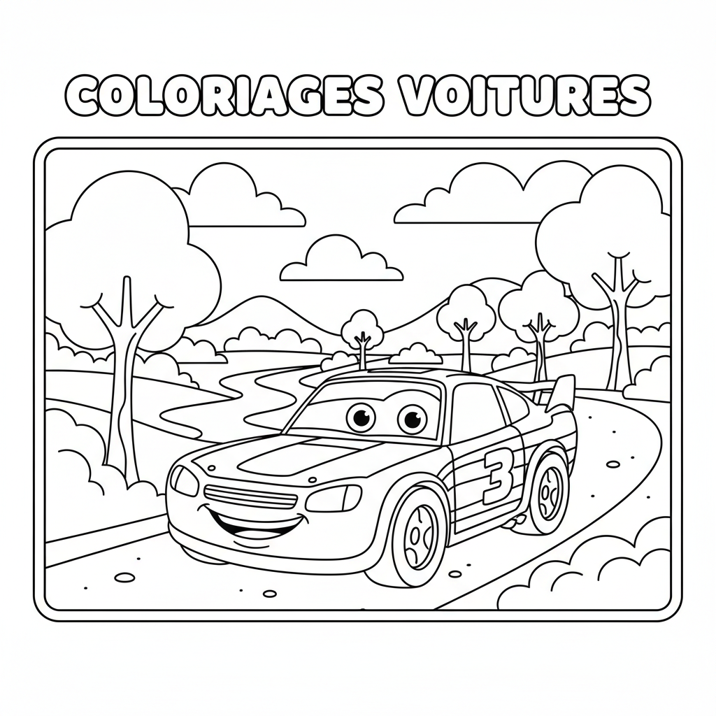 Coloriage coloriages cars à imprimer 3