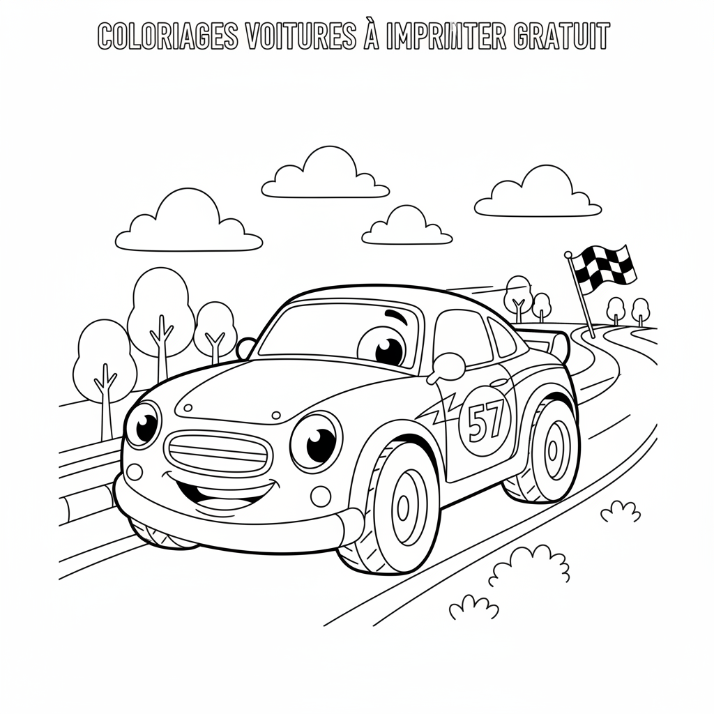 Coloriage coloriages cars à imprimer gratuit 2