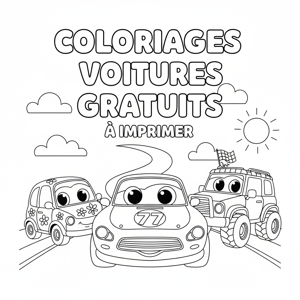 Coloriage coloriages cars gratuits à imprimer 4