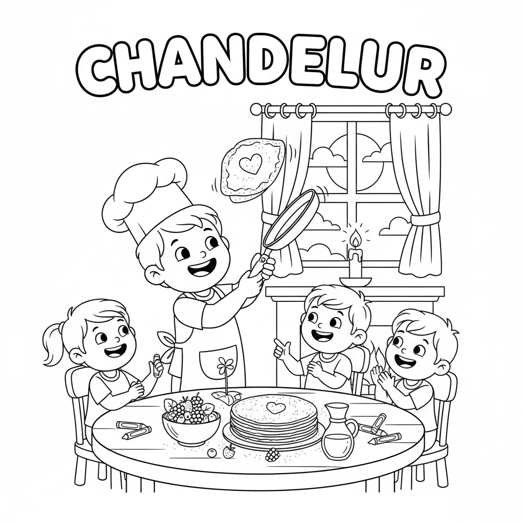 Coloriage coloriages chandeleur 2