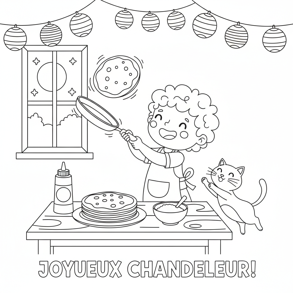 Coloriage coloriages chandeleur 5
