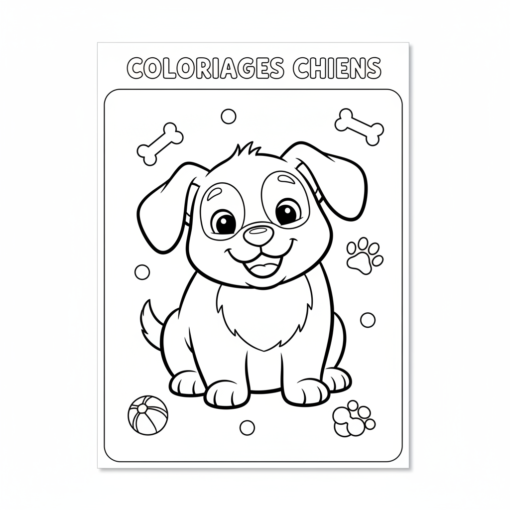 Coloriage coloriages chiens