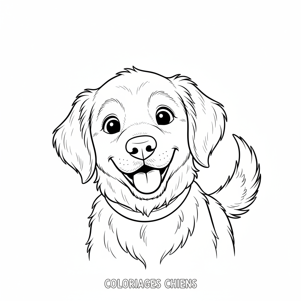 Coloriage coloriages chiens 4