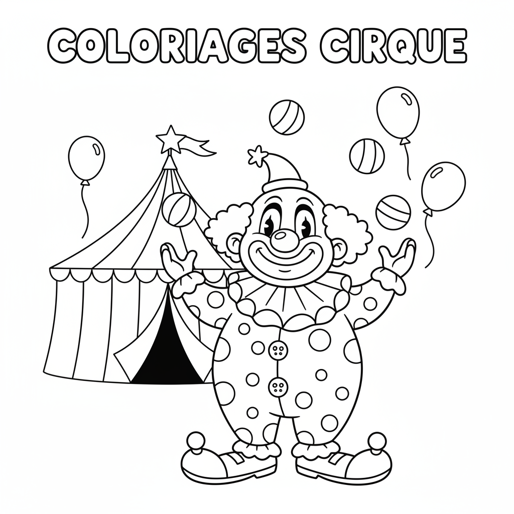 Coloriage coloriages cirque