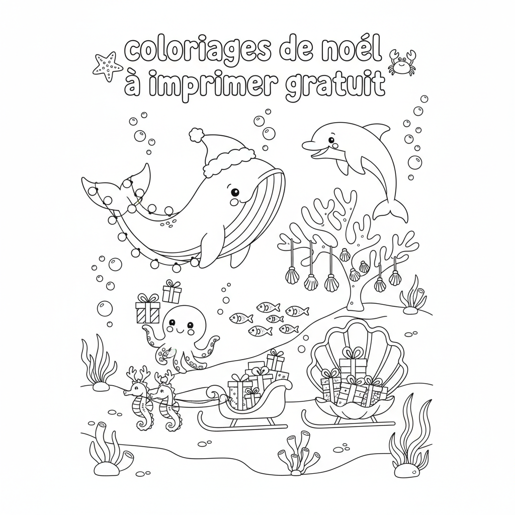 Coloriage coloriages de noel a imprimer gratuit 3