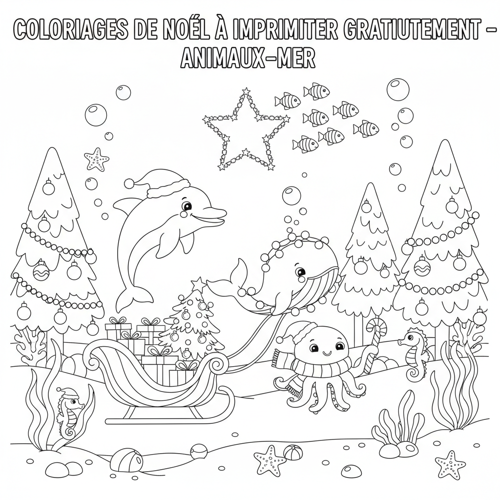 Coloriage coloriages de noel a imprimer gratuitement 3