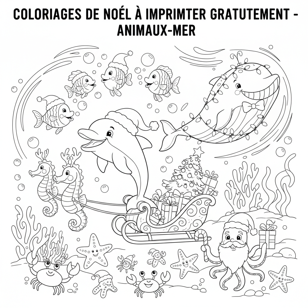 Coloriage coloriages de noel a imprimer gratuitement 5
