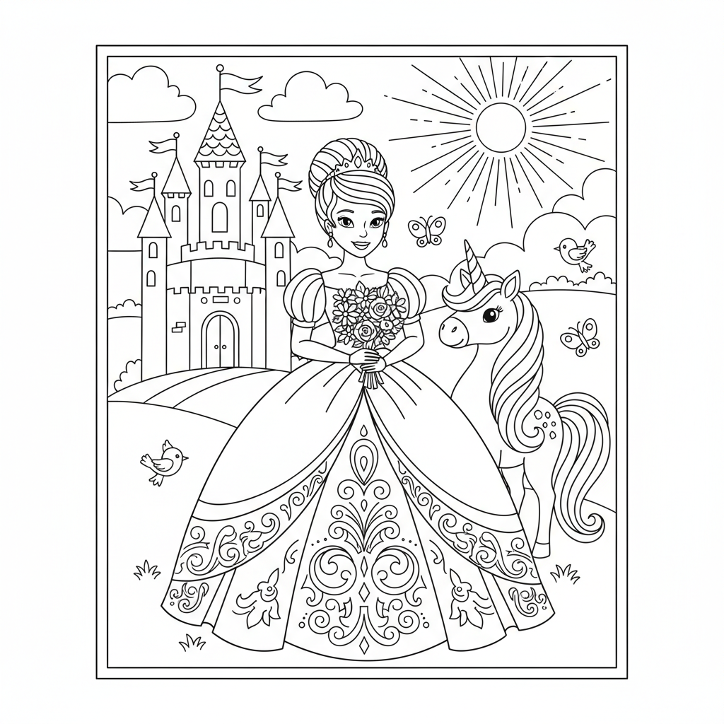 Coloriage coloriages disney princesses 2