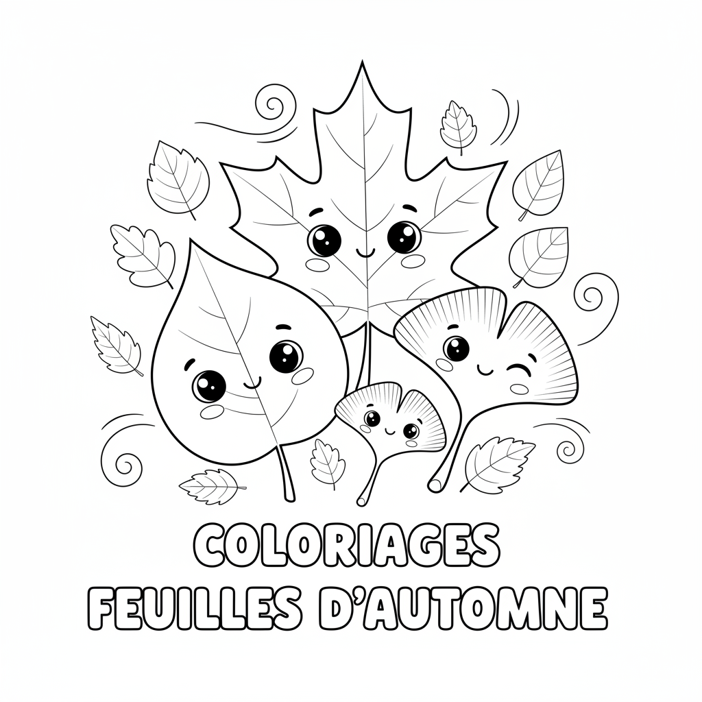Coloriage coloriages feuilles d automne 4