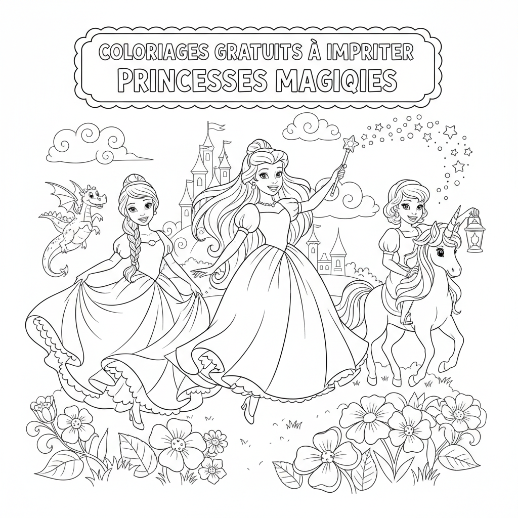 Coloriage coloriages gratuits à imprimer princesses disney 5