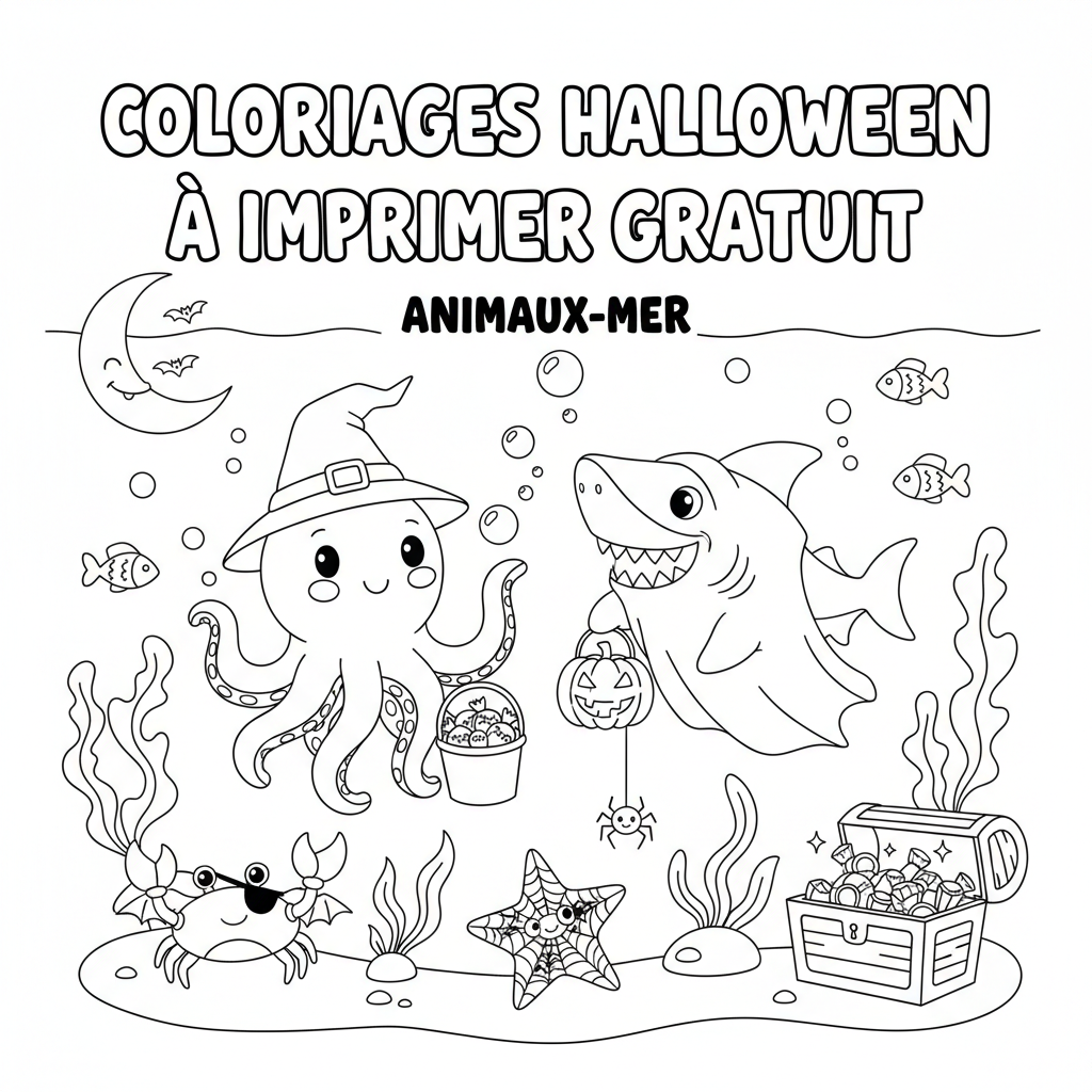 Coloriage coloriages halloween a imprimer gratuit