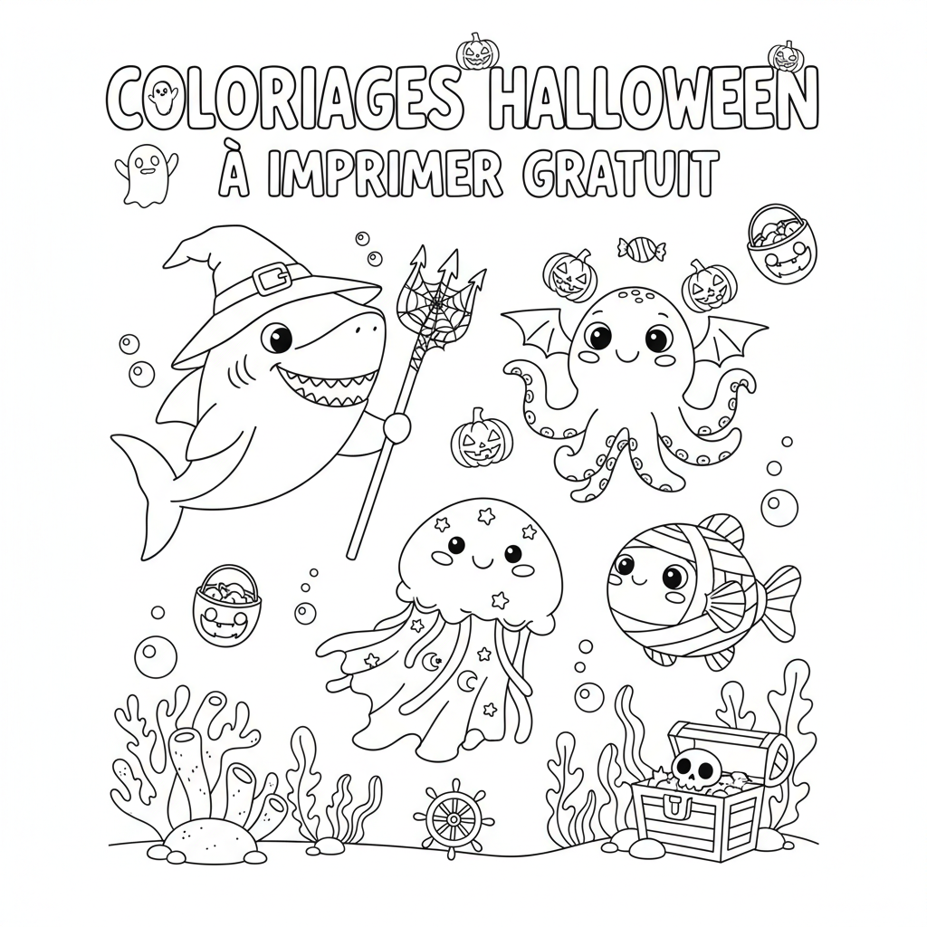 Coloriage coloriages halloween a imprimer gratuit 2