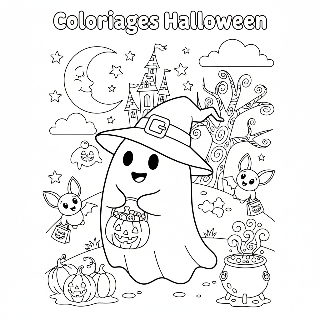 Coloriage coloriages halloween disney 2
