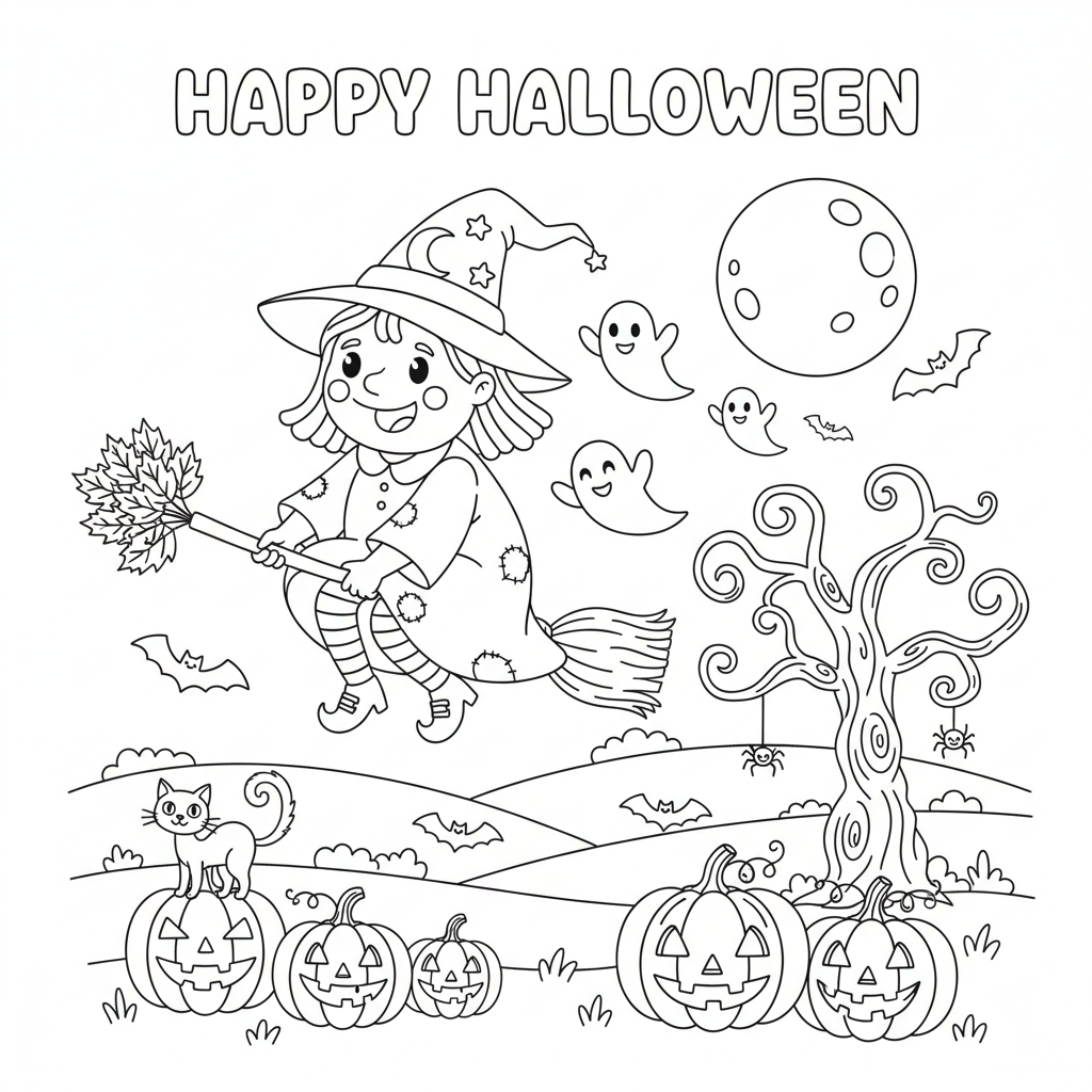 Coloriage coloriages halloween disney 3