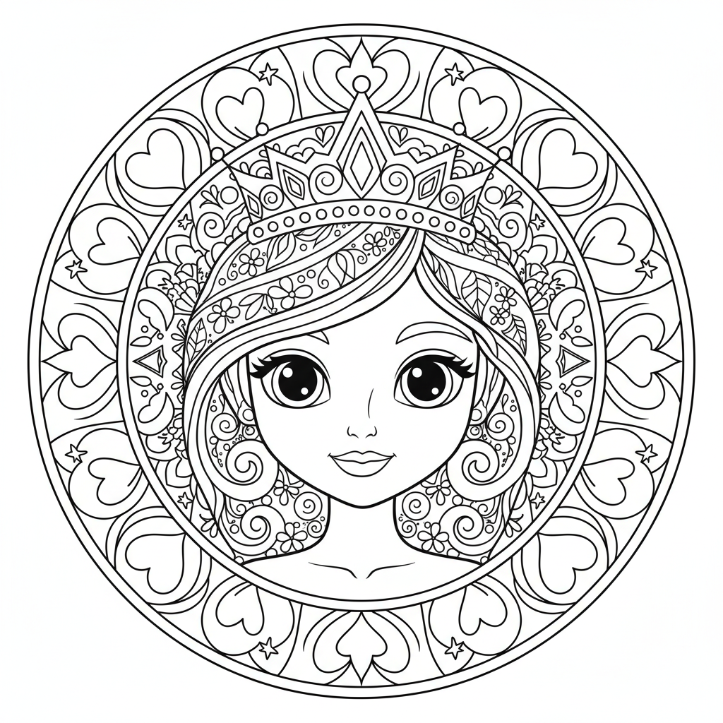 Coloriage coloriages mandala disney 4