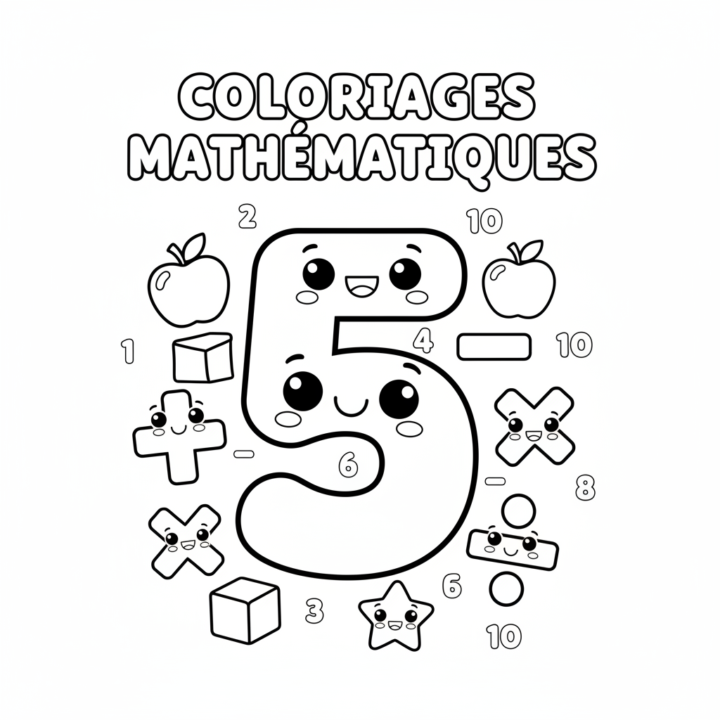 Coloriage coloriages mathématiques