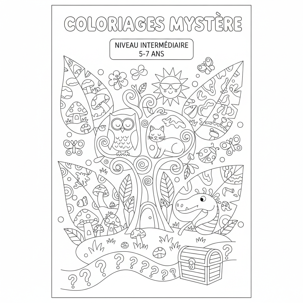 Coloriage coloriages mystere 2