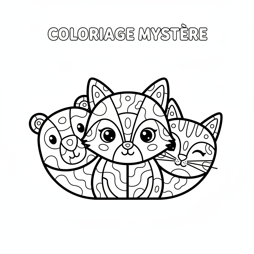 Coloriage coloriages mysteres 4