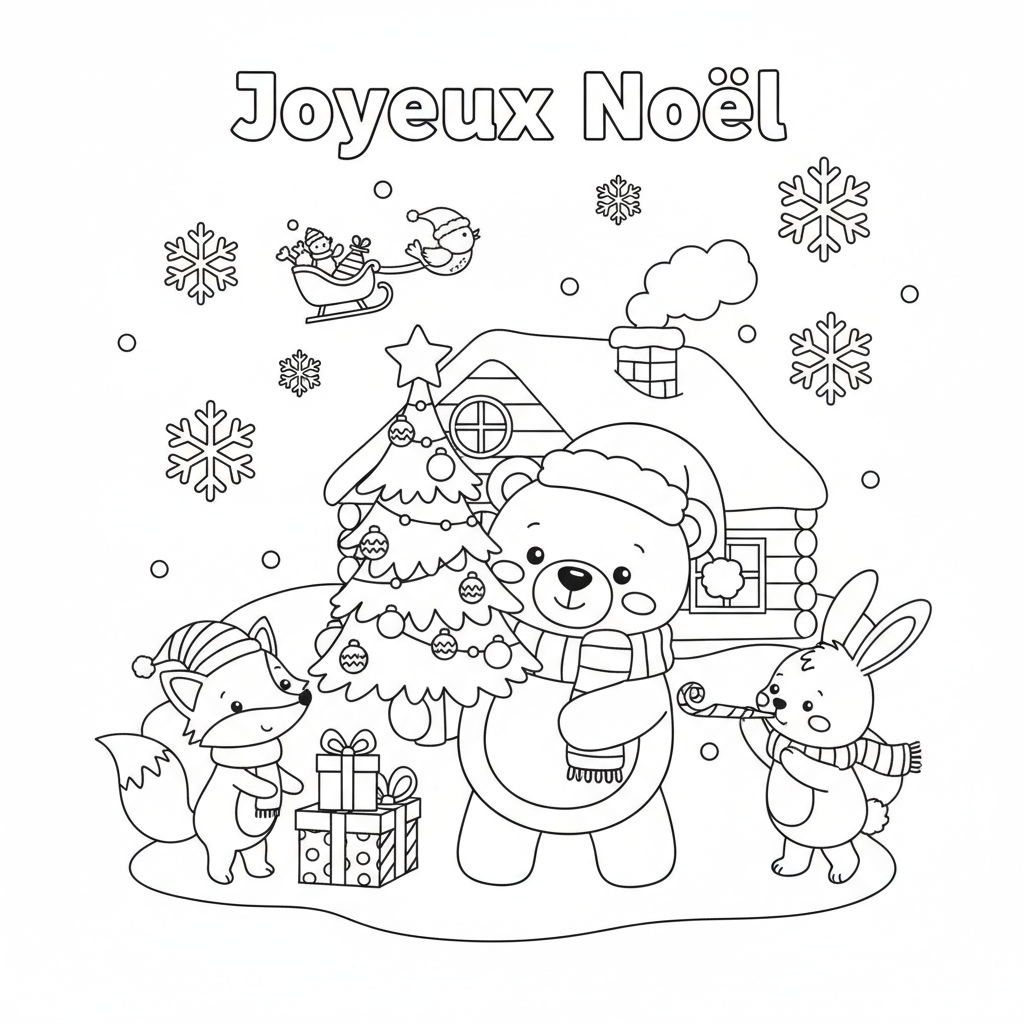 Coloriage coloriages noel disney 2