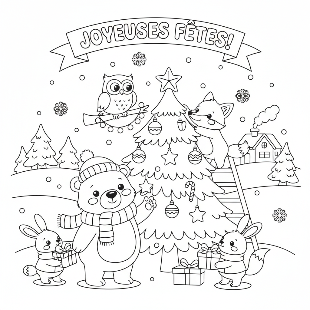 Coloriage coloriages noel disney 3