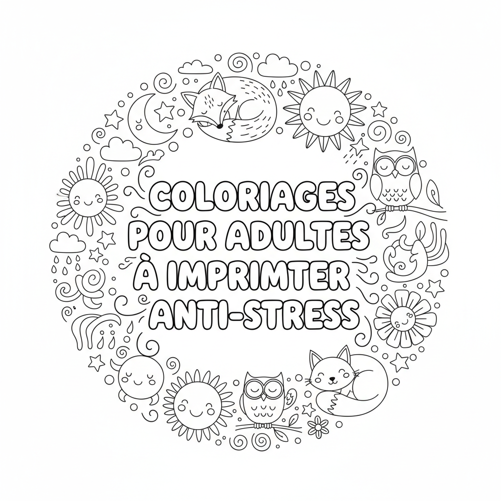 Coloriage coloriages pour adultes à imprimer 2