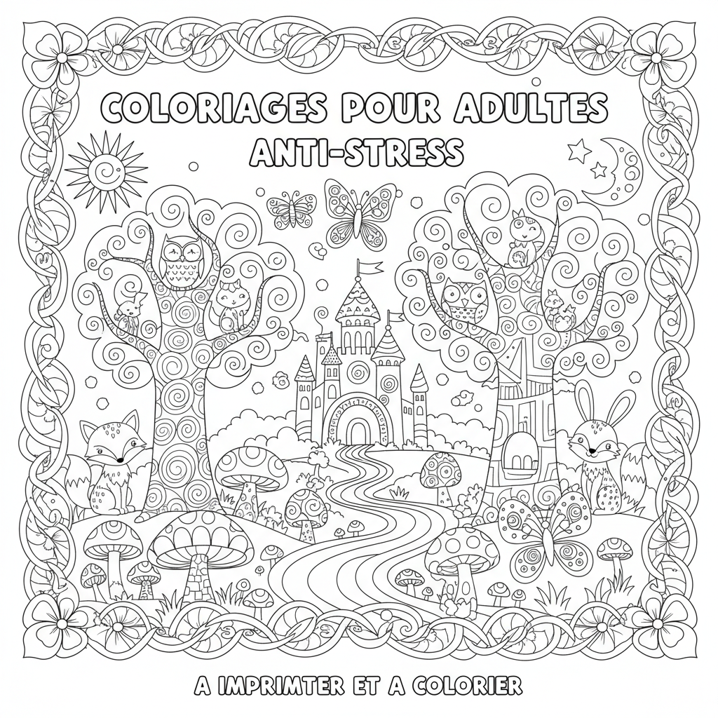 Coloriage coloriages pour adultes a imprimer 3
