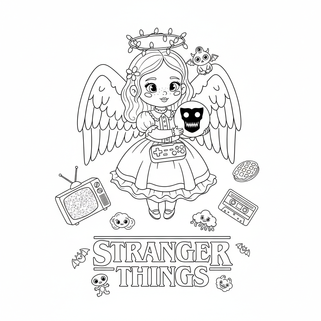 Coloriage coloriages stranger things 2