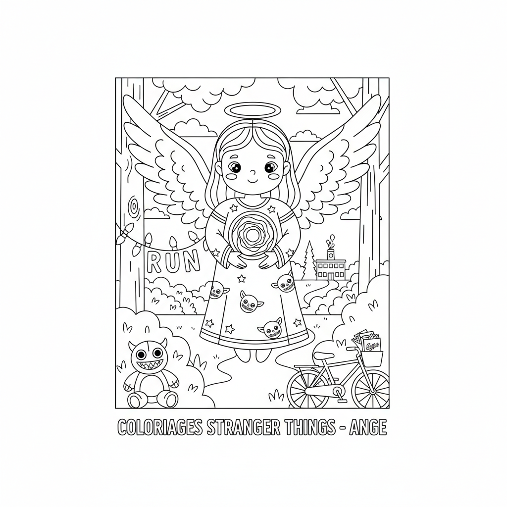 Coloriage coloriages stranger things 3