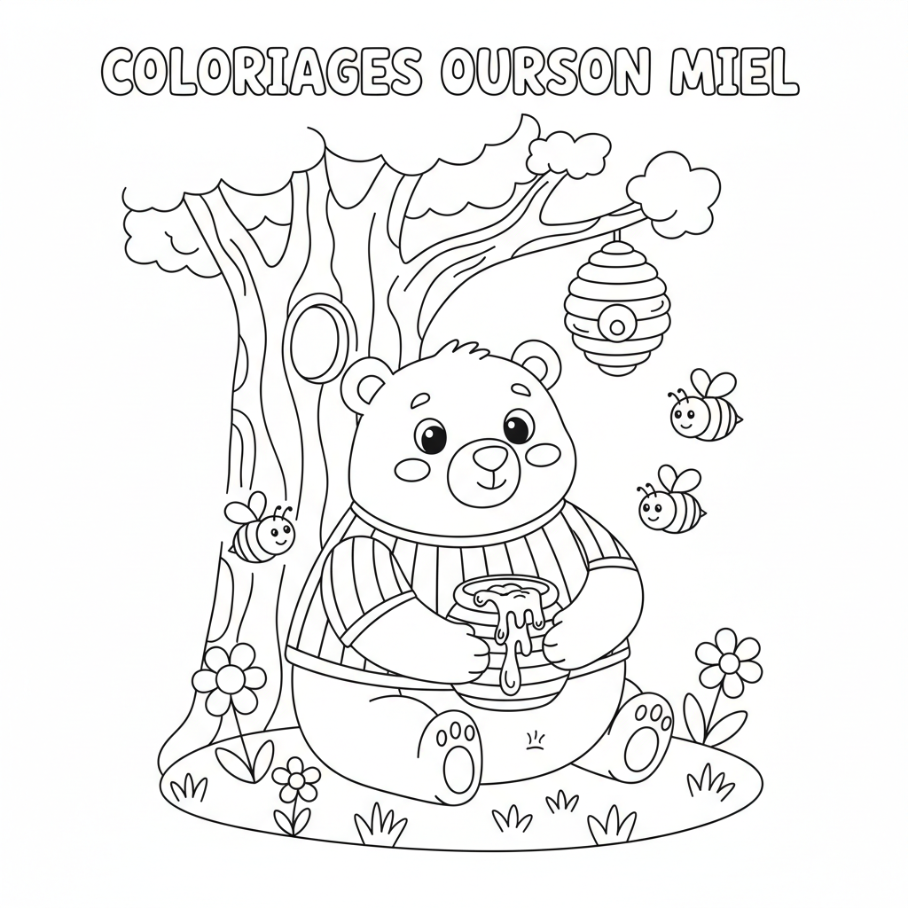 Coloriage coloriages winnie l'ourson 1