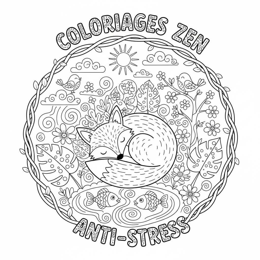 Coloriage coloriages zen 3