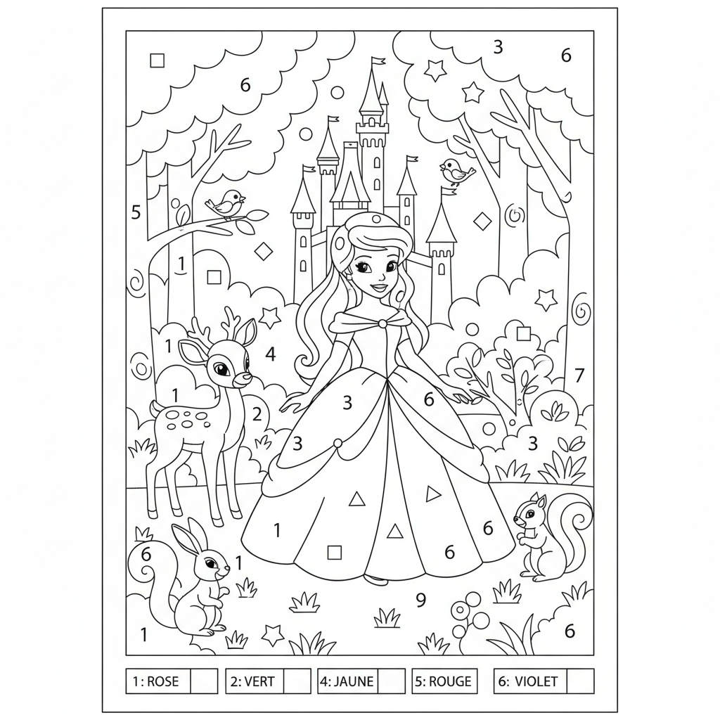 Coloriage couleur coloriage mystere disney 3