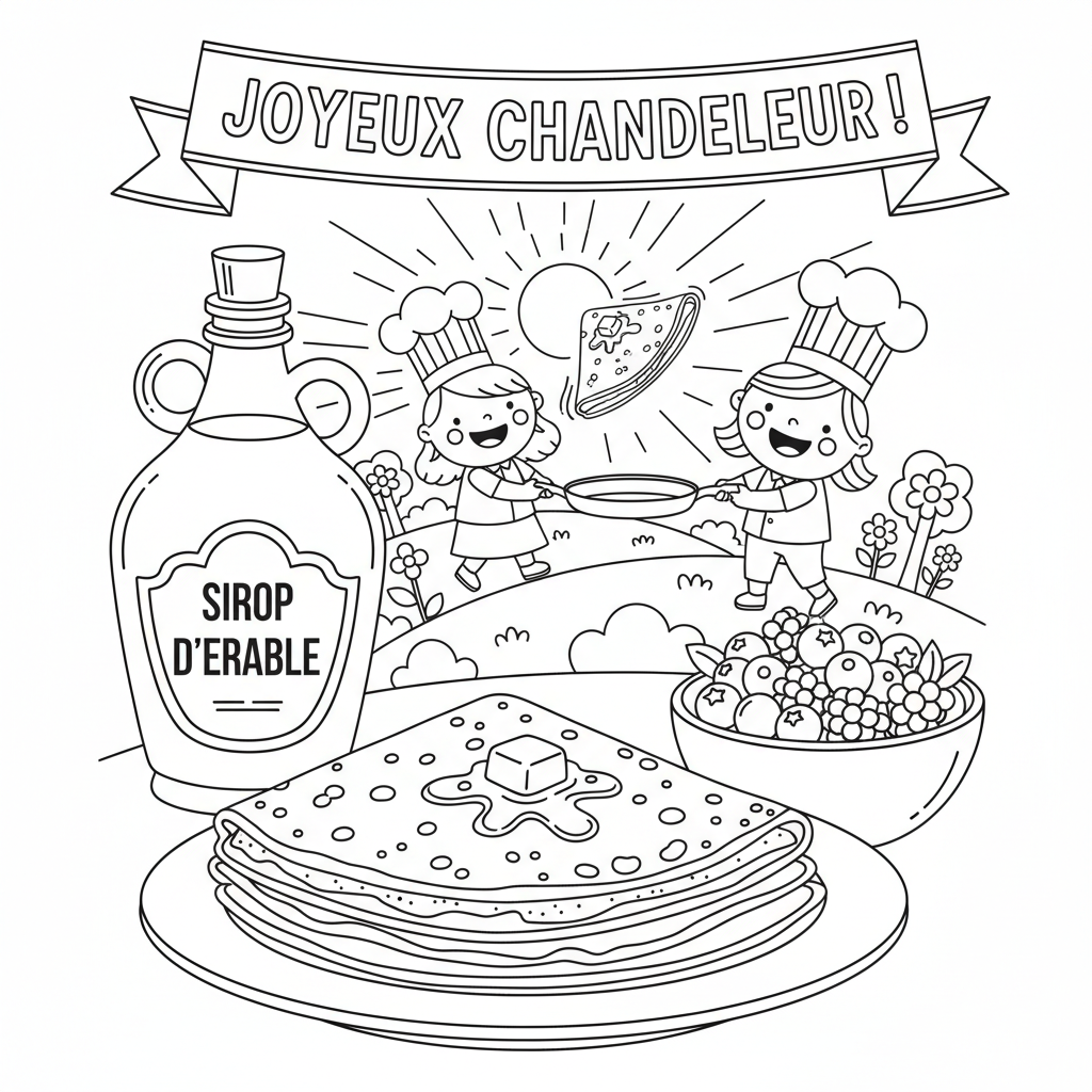 Coloriage crepe coloriage 3