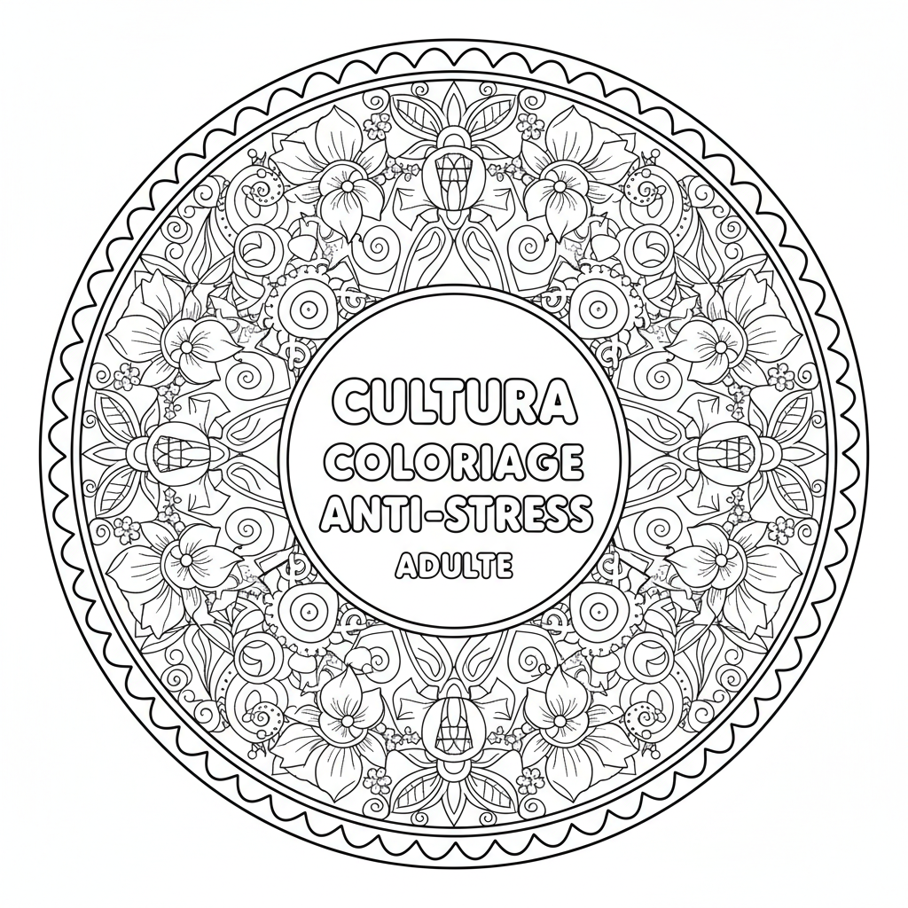 Coloriage cultura coloriage adulte 2