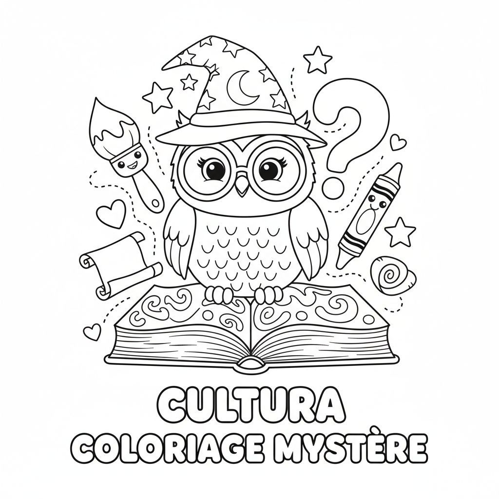 Coloriage cultura coloriage mystere 1