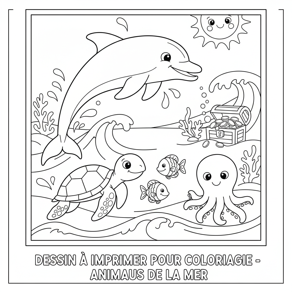 Coloriage dessin à imprimer pour coloriage 5